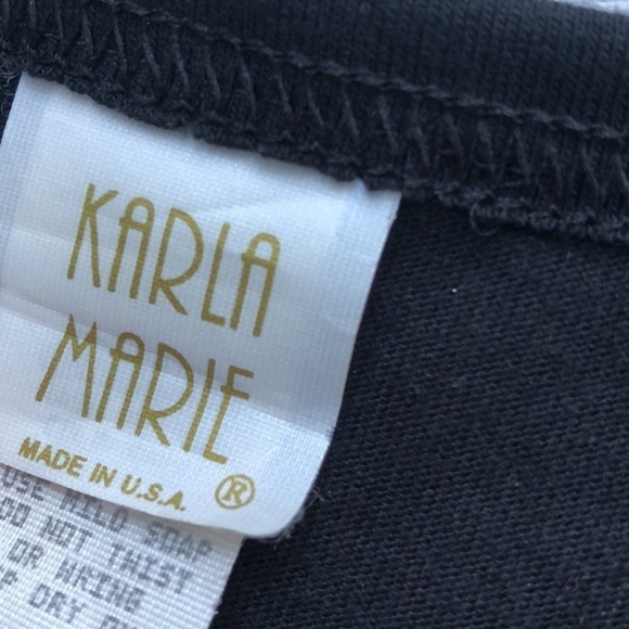 Vintage Karla Marie Pumpkin Dress Halloween Thanksgiving Crushed Velvet - Picture 8 of 11